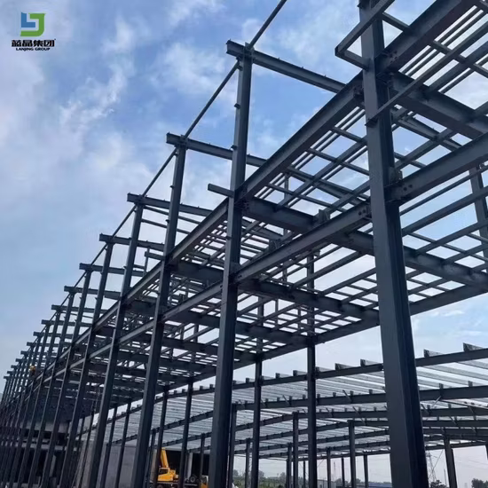 Seismic Wind Resistant Space Customizable Prefab Steel Structure Logistics Warehouse