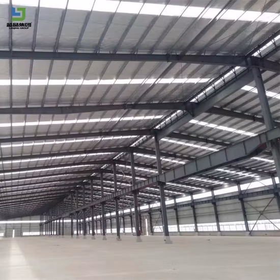 Seismic Wind Resistant Space Customizable Prefab Steel Structure Logistics Warehouse